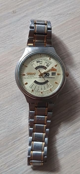Часы orient automatic 21 jewels New multi year calendar