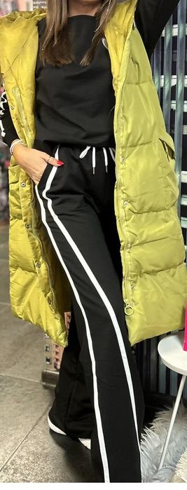 Дамски дълъг елек-нов