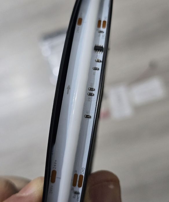 Bandă LED BTF-LIGHTING FCOB 5m RGBNW 896LEDs/m – RGBW, flexibilă