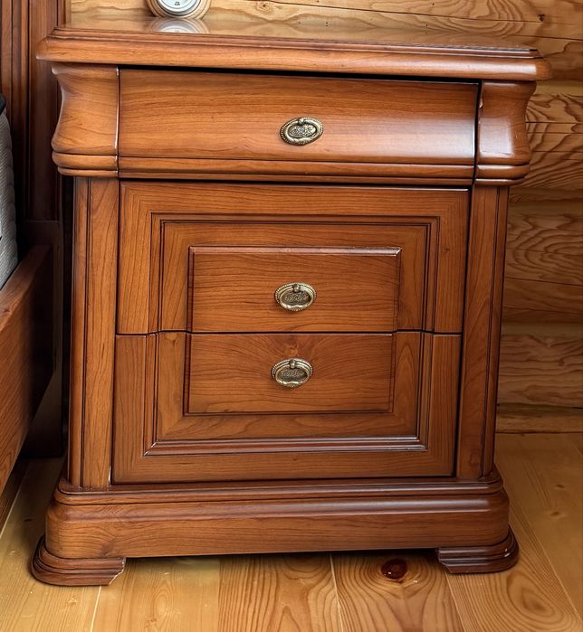 Мебель, Спальня комплект | Кровать, шкаф, 2 тумбы, трюмо и пуфик