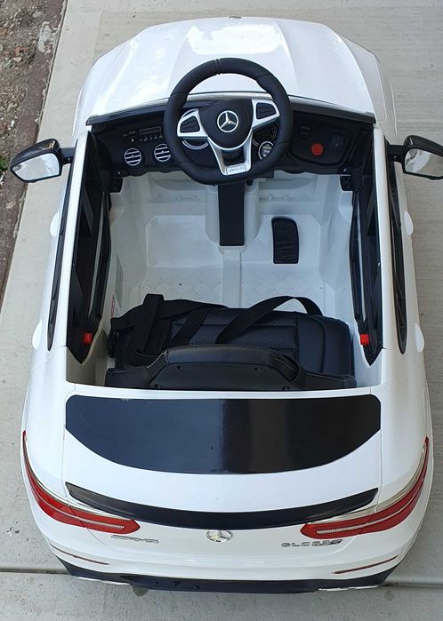 Moni Акумулаторен джип Mercedes GLC 63 S, Бял