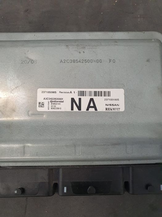 calculator motor ecu dacia logan dacia duster cod 237105018s a3c042...