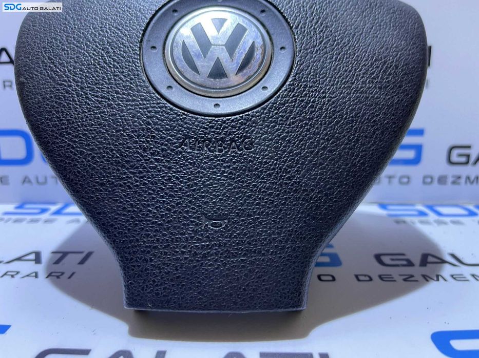 Airbag Volan 3 Spite cu 2 Mufe Volkswagen Passat B6 2005 - 2010 Cod 3C0880201AG