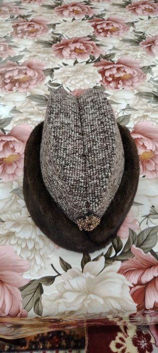 Натуральный Норка шапка