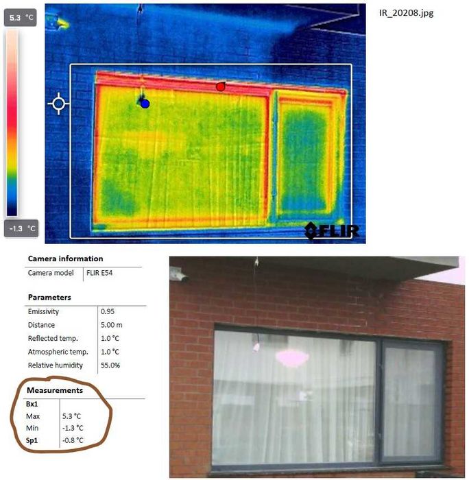Termografie si testare etansare la aer cu usa suflanta (blower door)