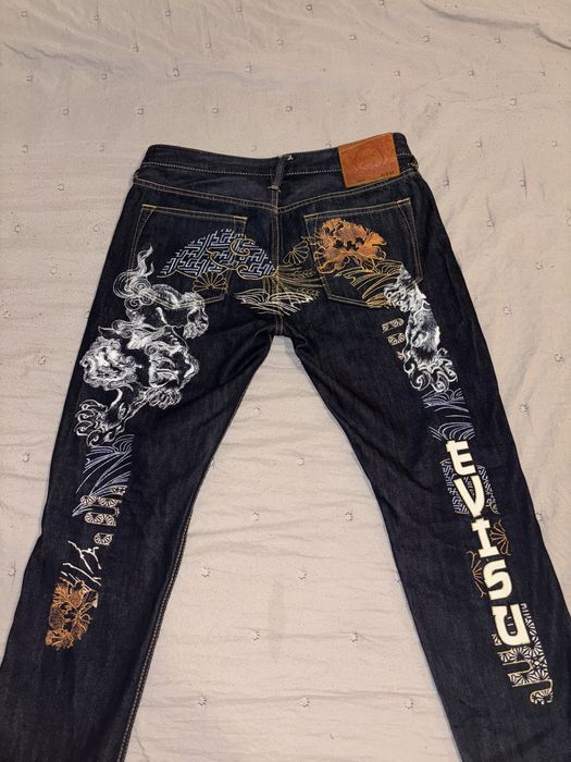 Blugi Evisu - Komainu & Japanese pattern