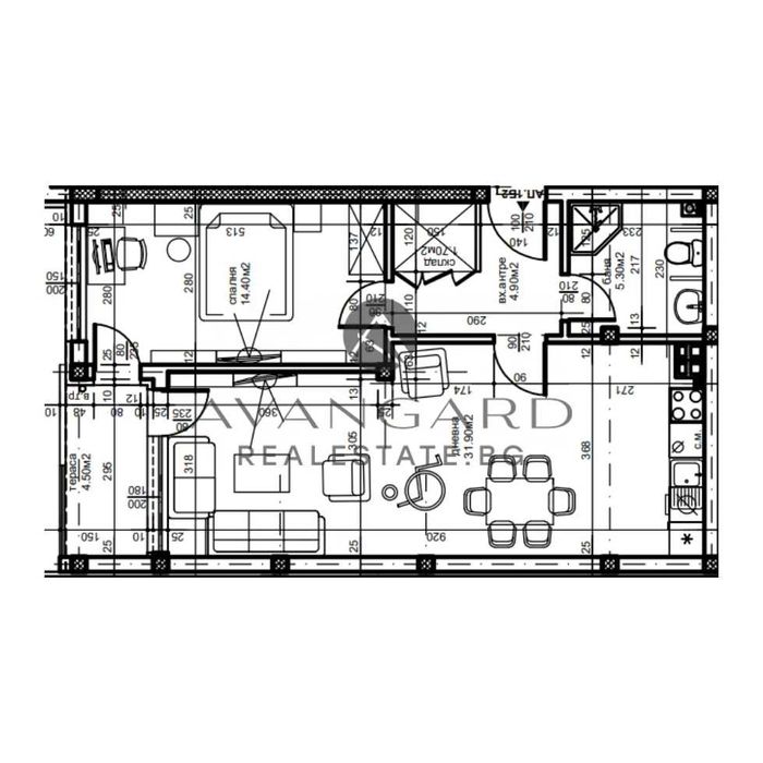 Продава се Двустаен апартамент в Пловдив, Кючук Париж - 80 кв.м за 893 €/кв.м - Снимка #3
