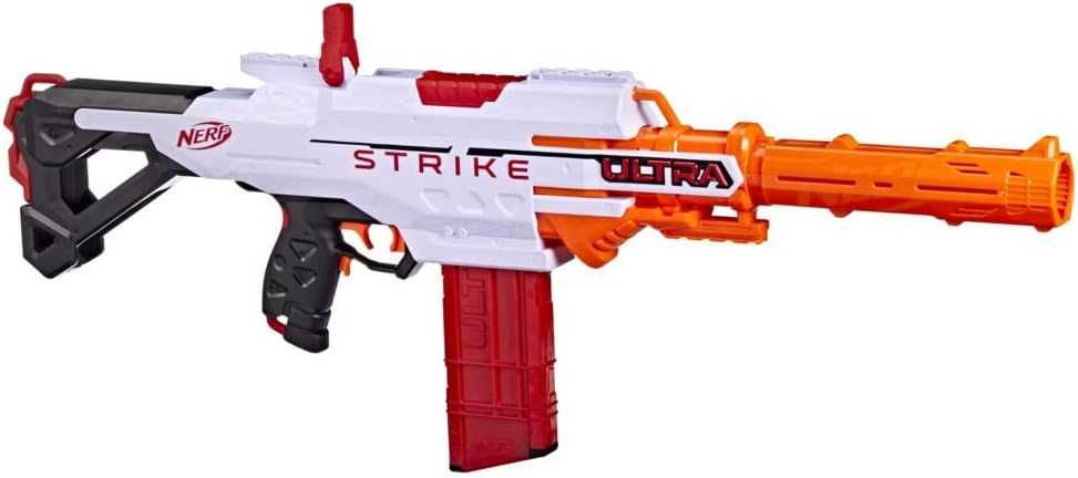 Nerf Ultra Strike Голям Моторизиран Бластер с 10 стрелички Нърф Помпа