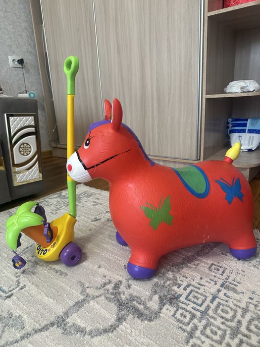 Прыгун ослик музыкальный