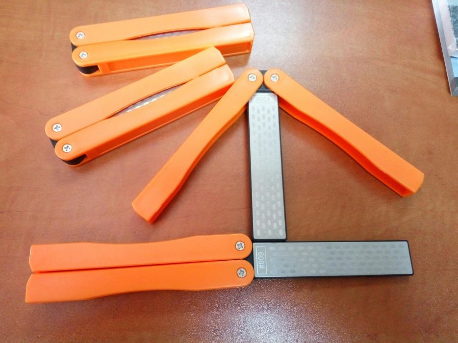 Диамантено точило за ножове с двустранен грит плочка с нова промо цена