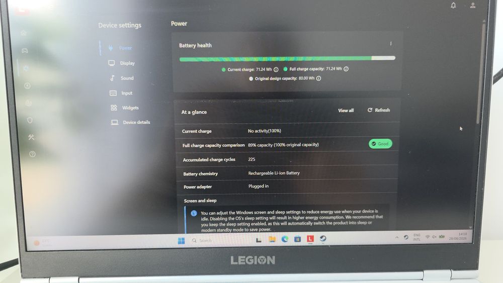 Lenovo Legion 5 11800h, RTX 3060, 16GB, 512Gb, 165Hz