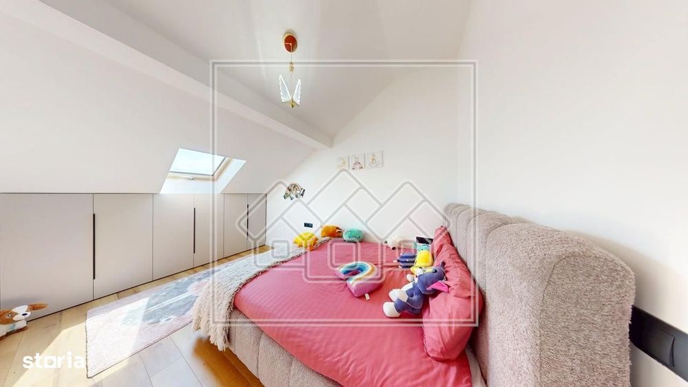Penthouse cu design deosebit, mobilat modern, terasa