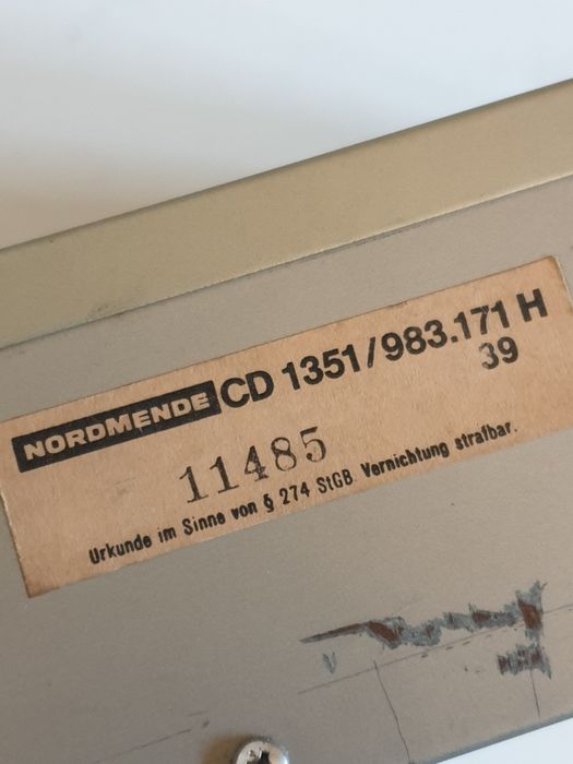 Vand deck NordMende