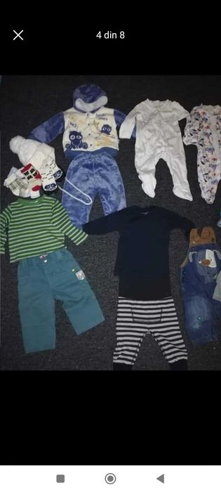 Lot haine 3-6 luni+combinezon Pifou