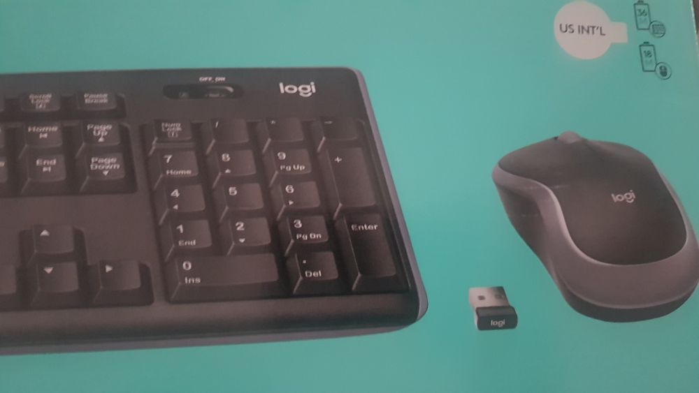 Set tastatură US + mouse wireless Logitech MK270  MK270 cutia sigilata