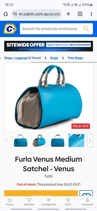 Furla albastra..