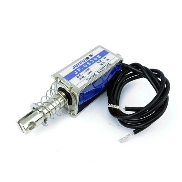 JF-0530B Притеглящ електромагнит 12V 0.5kg 5N