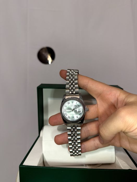 Ceas Rolex Argintiu Premium // Oyster Perpetual Date //
