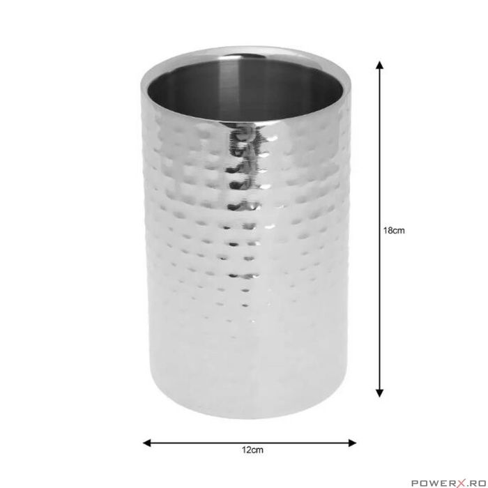 Frapiera pentru vin si gheata, inox, diametru 12cm, Kinghoff