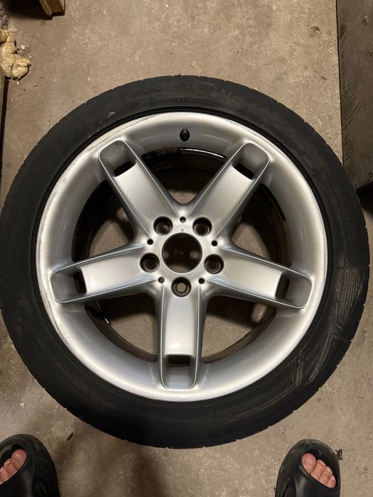 Летни гуми Kormoran 235/45/17 (DOT 2017) с джанти 17" Styling 49  5х120 (74.1 мм) за BMW E39