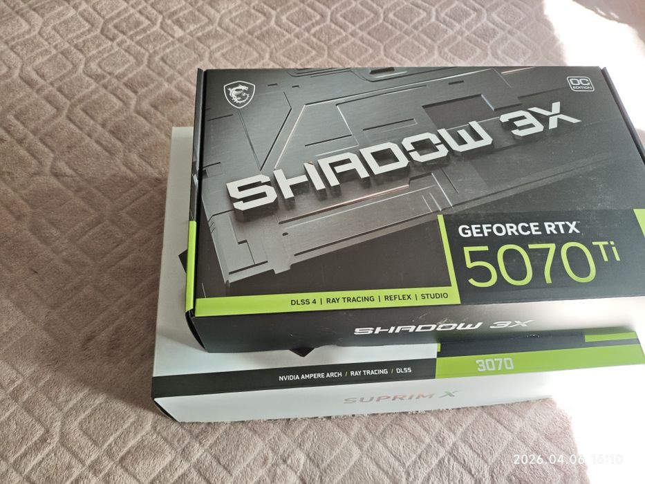Продавам масивна видео карта MSI SUPRIM X RTX 3070 8GB