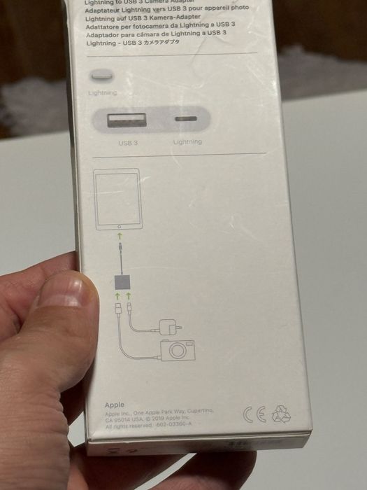 Оригинальные адаптеры Apple Lightning для iPhone