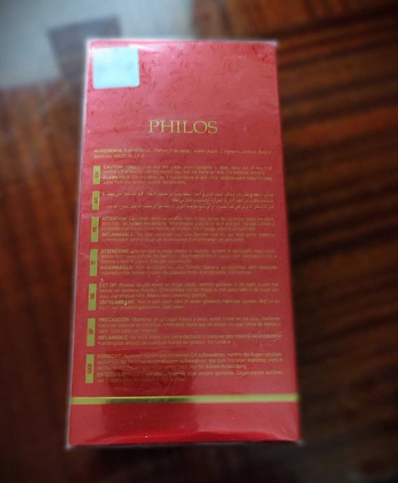 Парфюмерная вода Philos Rosso, духи для женщин , 100 мл Дубай