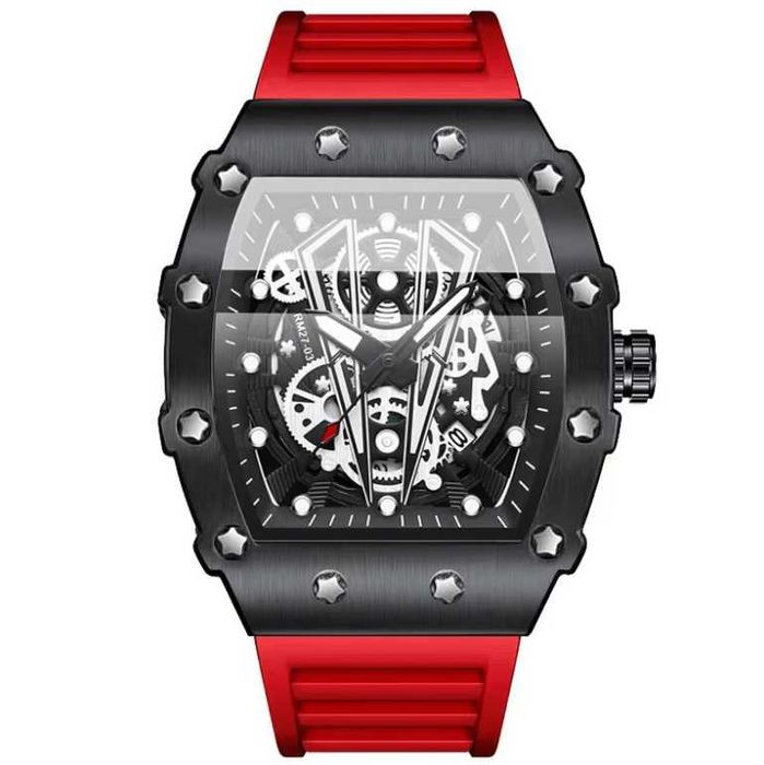 Мъжки часовник BINBOND – RED + ПОДАРЪК