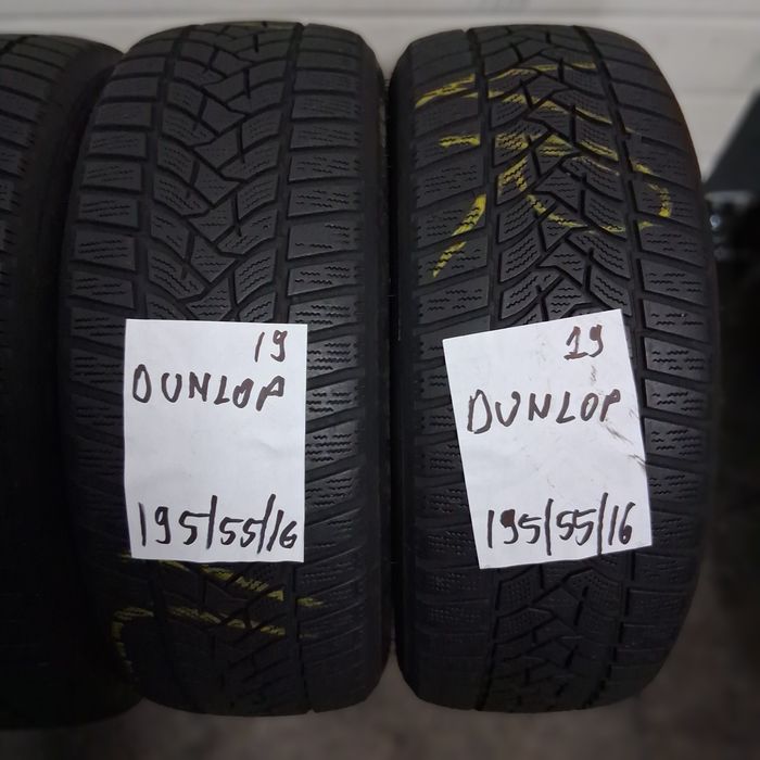 4×195/55/16 M+S.DUNLOP.Stare excelenta.