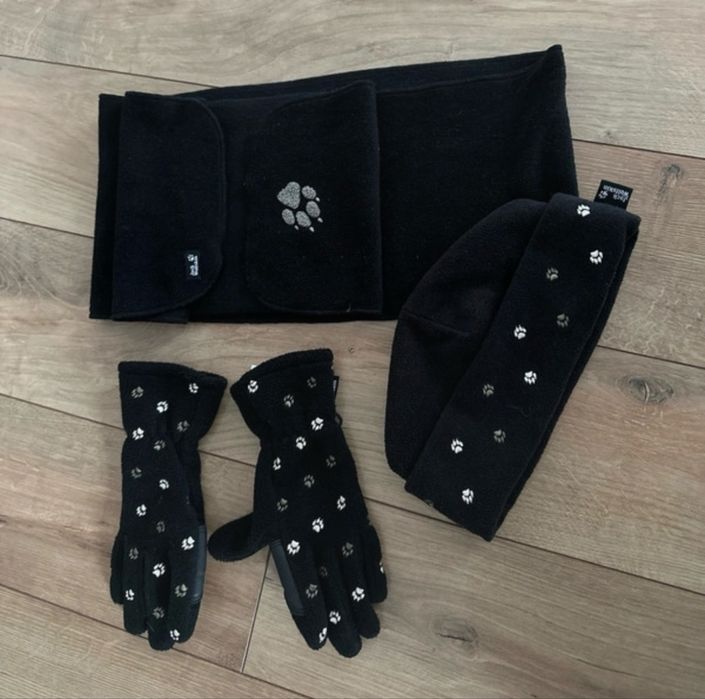 Set Jack Wolfskin Manusi+caciula+fular