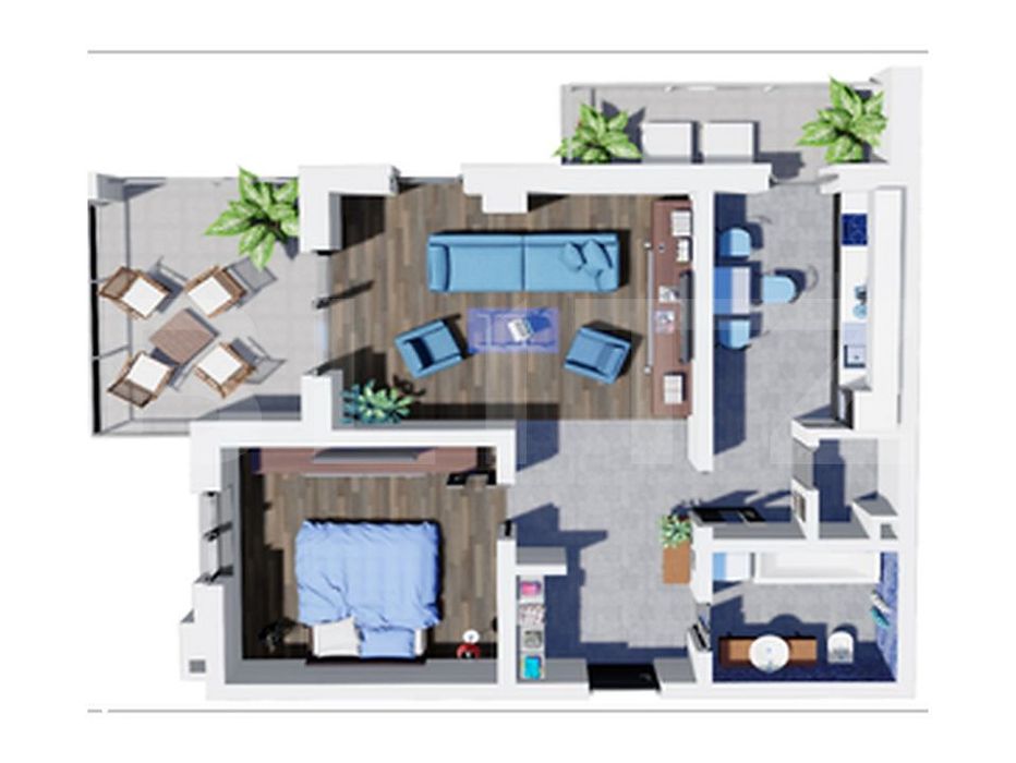 Apartament Nou Cu 2 Camere La Parter | 74,50 Mp | Targu Mures — fotografia 3
