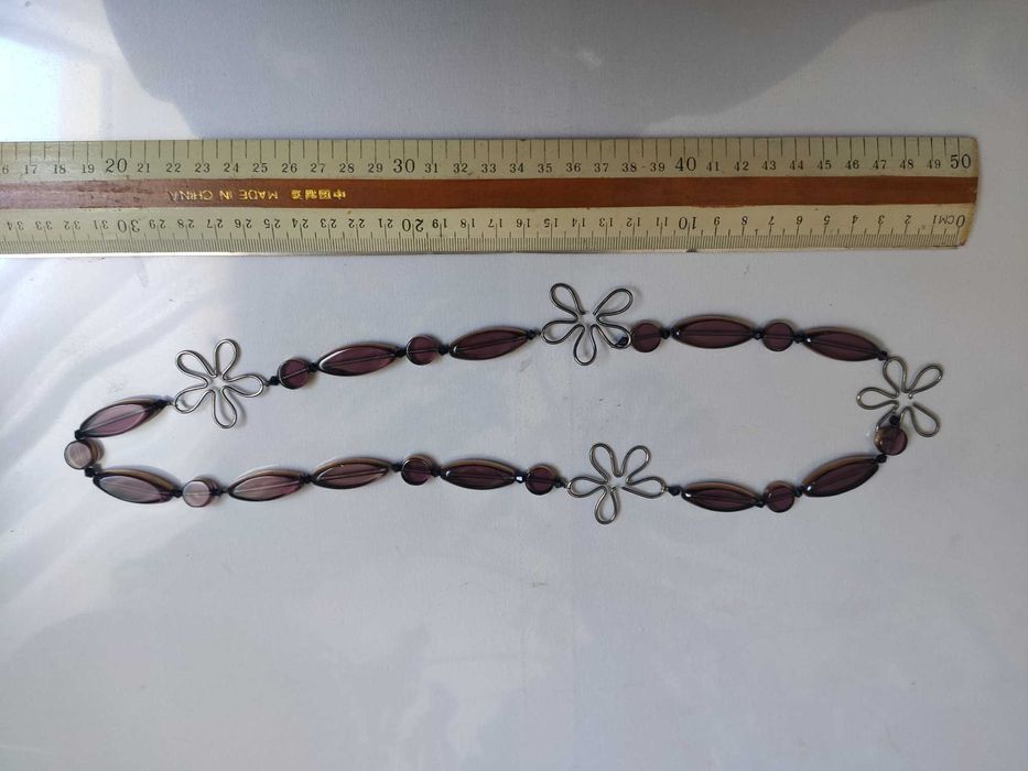 Colier vechi  vintage colectie  margele din sticla