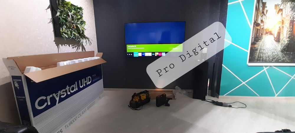 Установка кронштейн для телевизора LED Настройка SmartTV(с Доставкой)