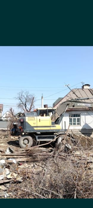 Демонтаж здания, домов,гараж.