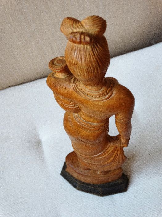 FEMEIE CU ULCIOR Statueta Handmade India Sculptura Figurina Bibelou