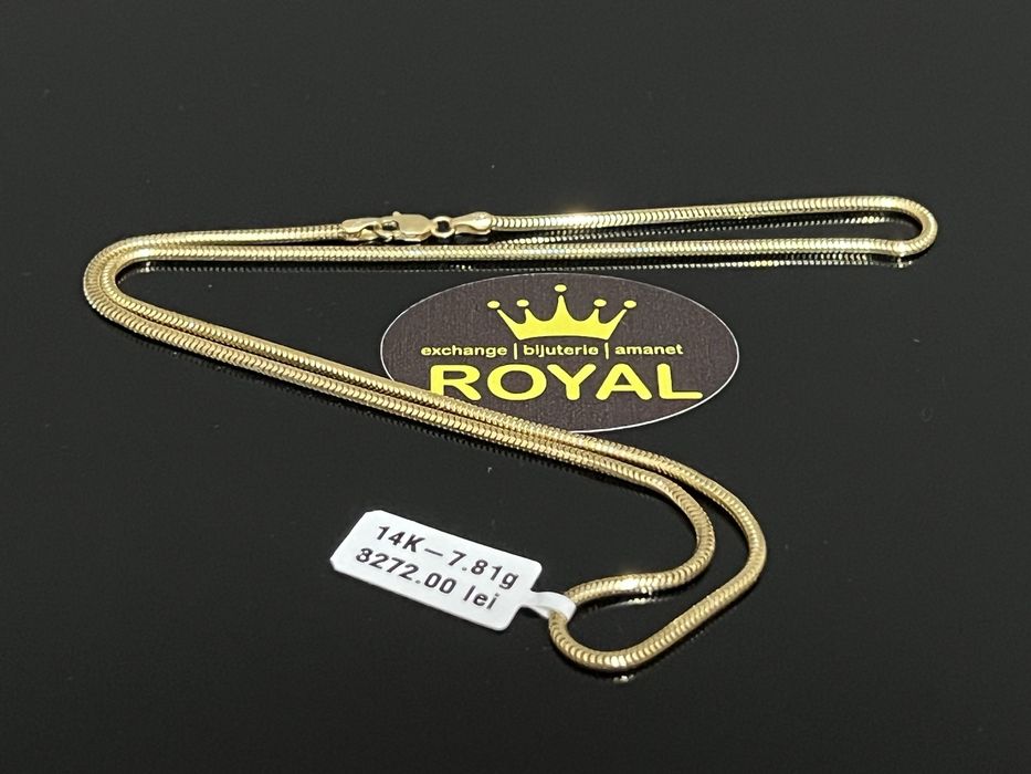 Bijuteria Royal CB : Lant aur 14k 7,81 grame
