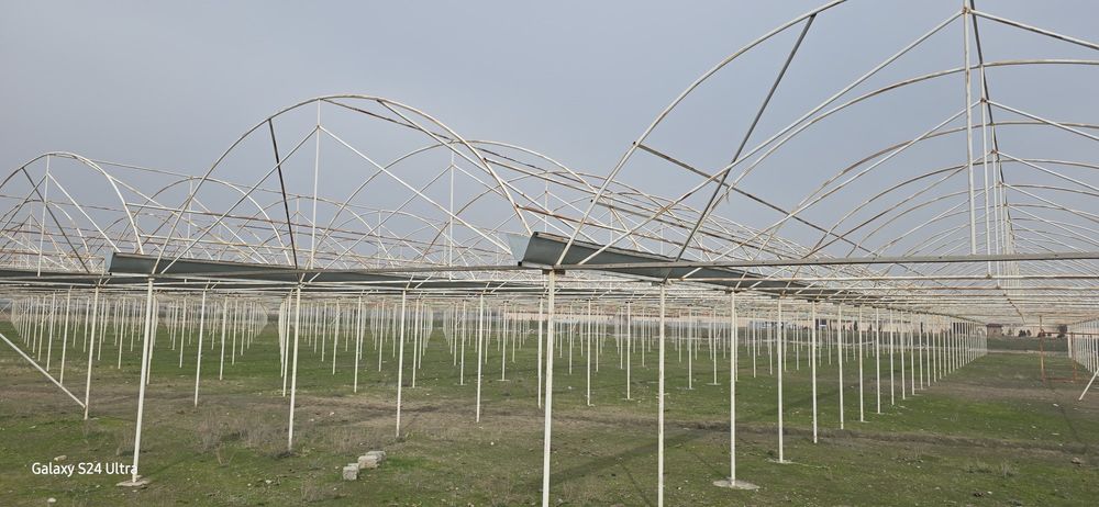 Теплица 1 га  ва теплица метал конструкциялари сотилади