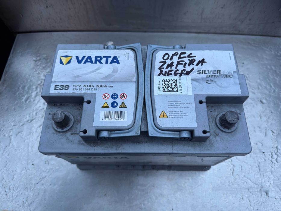 Acumulator baterie varta silver dynamic agm 12V 70 Ah 760 A