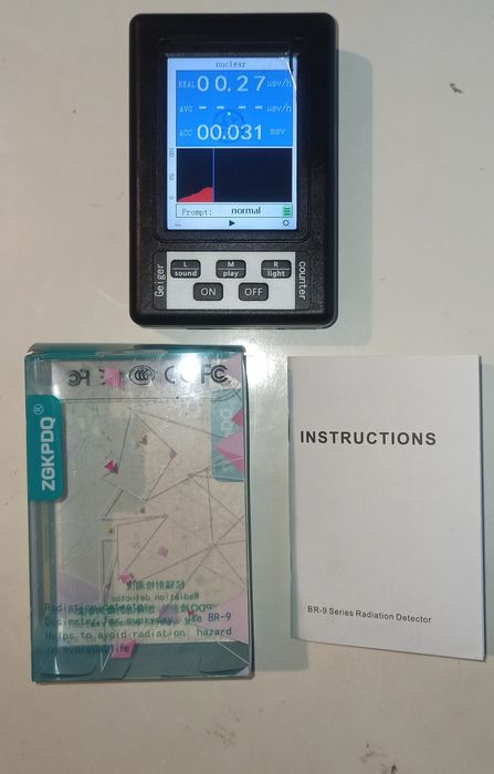 тестер радиации счётчик Гейгера дозиметр электромагнит излучения EMF