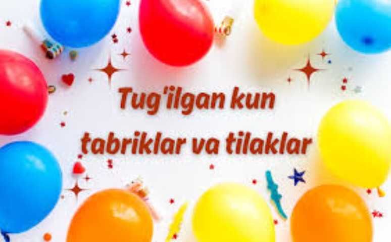 Якинларингиз тугилган кунига ажойиб табрик