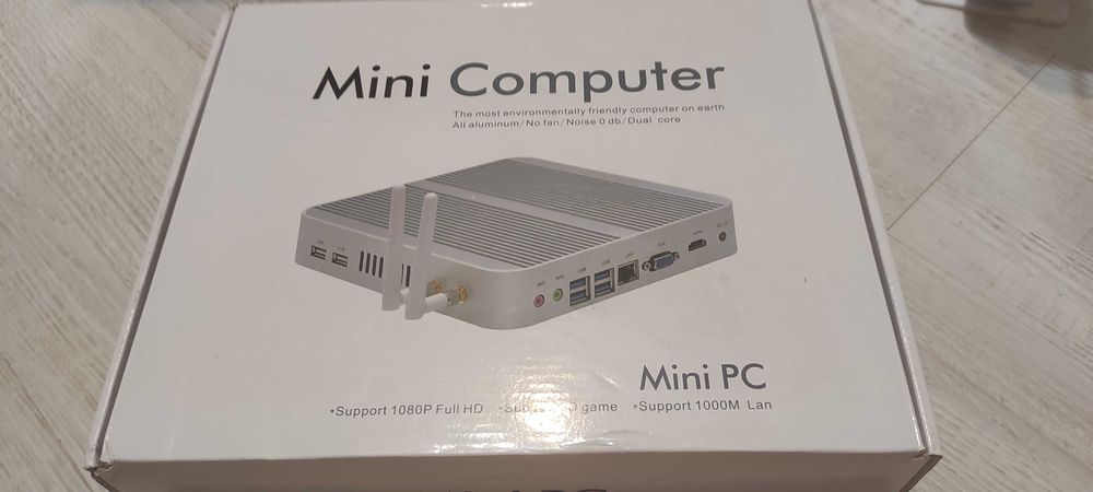 Бесшумный компьютер, Мини ПК, Mini PC, Intel Core i3-6100U
