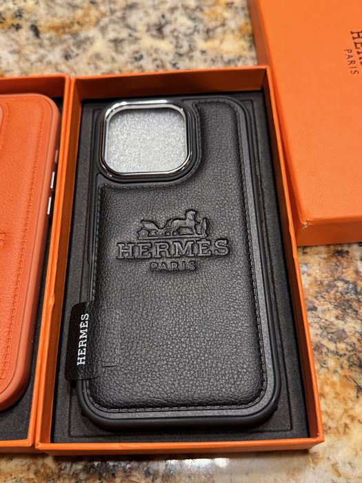 Husa Hermes  Iphone   full box Piele 16 pro/ pro max 15pro max / 17 pro-pro max