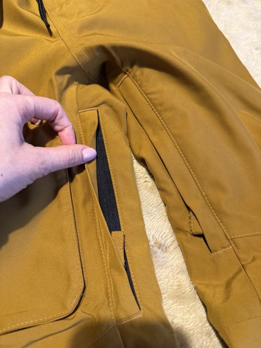 Pantaloni femei schi Snow Coal Ferris Golden Brown marime XS