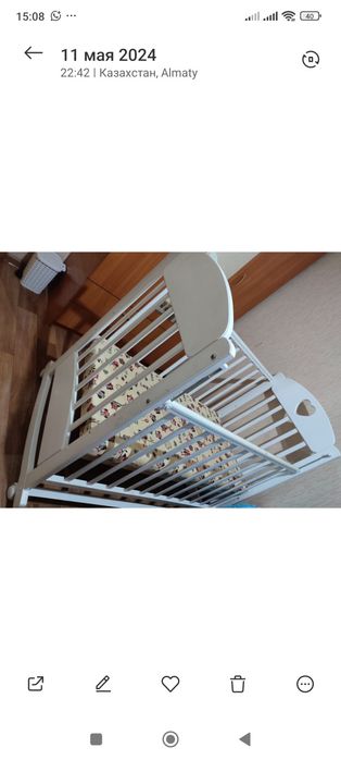 Детская кроватка  хорошая