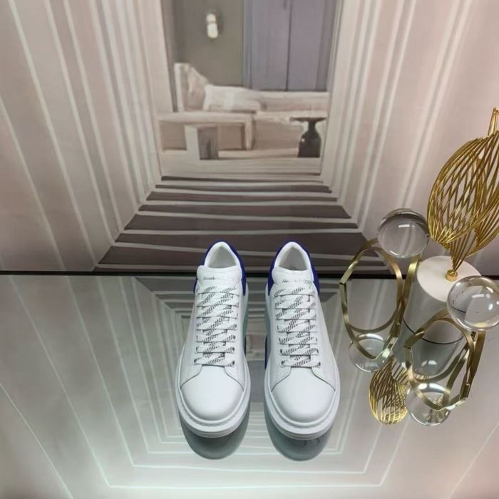 Alexander McQueen Oversized Sneaker – White/Blue