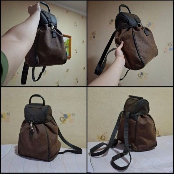 Кожаный мини-рюкзак из Турции (покупали за 50$)