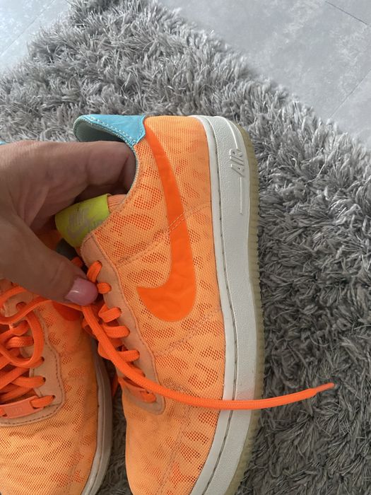 Adidasi Nike Air Force 1 portocalii