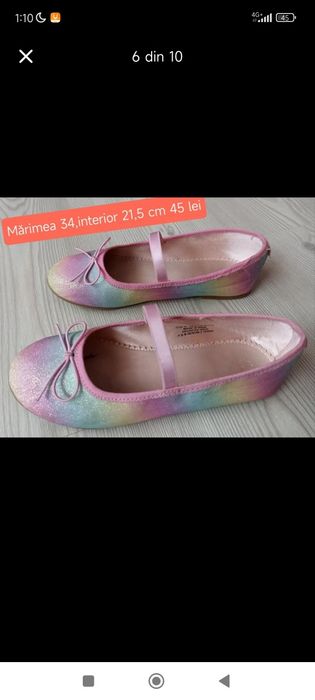 Balerini mărimea 34 H&M