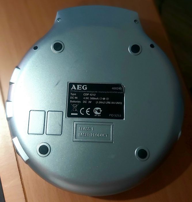 CD Player Portabil AEG CDP 4212 – MP3, Anti-Shock, Perfect Funcțional