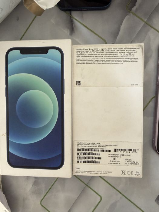 Iphone 12, с коробкой